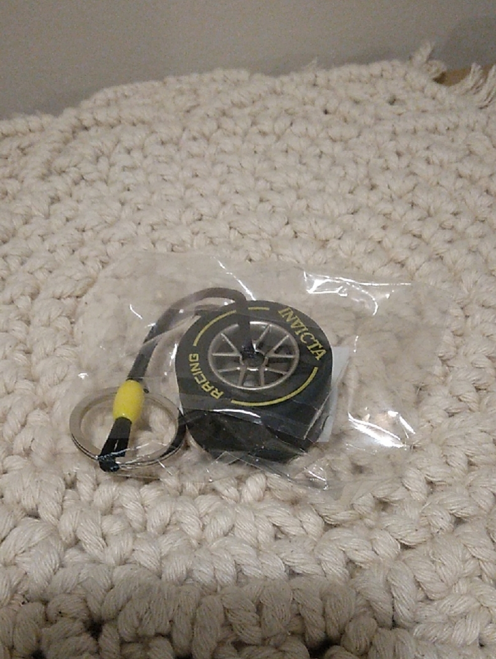 Invicta Racing Tire Keychain - Picture 2 of 7